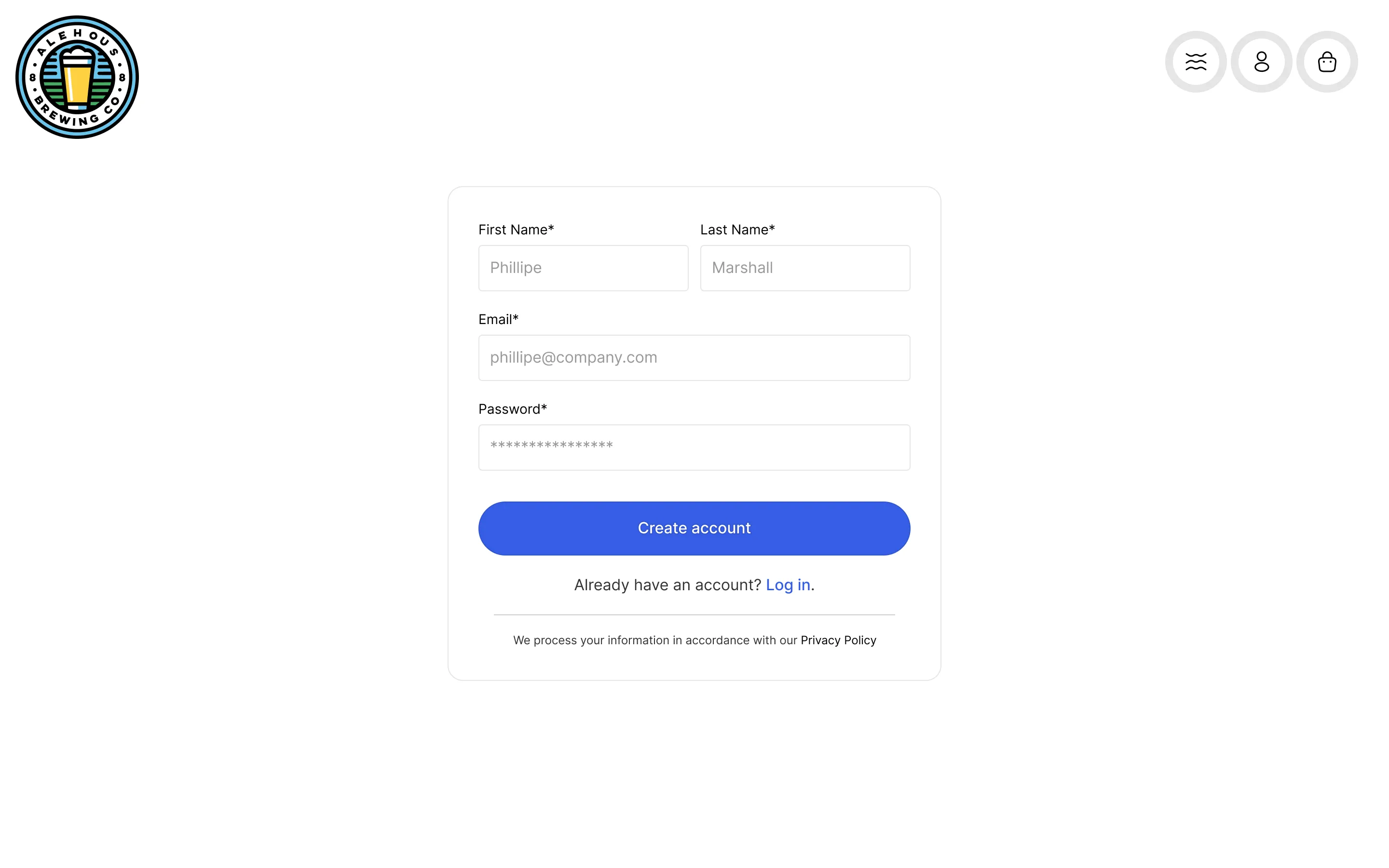 Sign Up